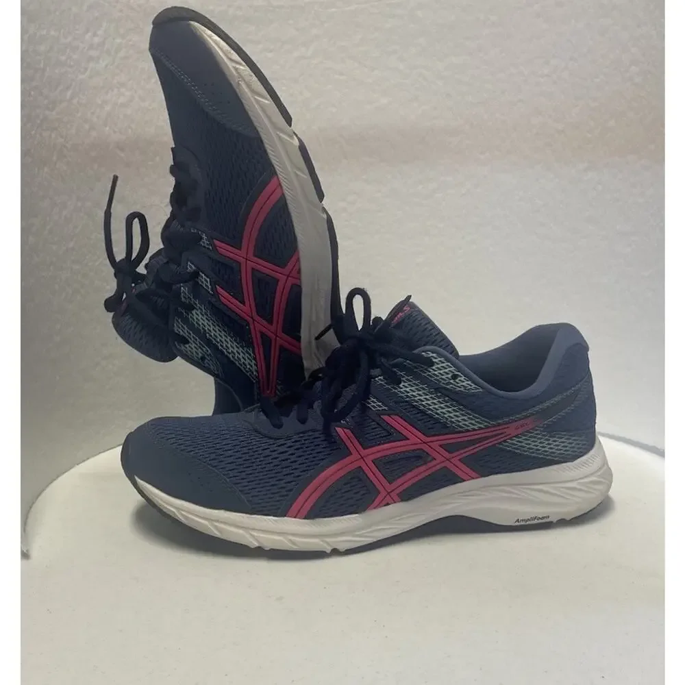 Asics  Running Contend 6 women’s Size 10 Blue Pink GymTraining Sneaker